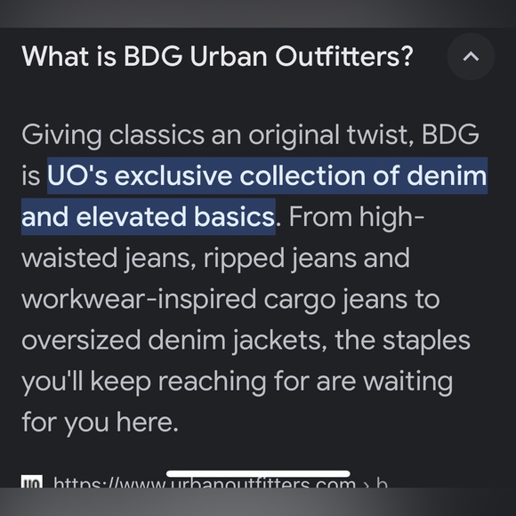 BDG TWIG HIGHRISE -Sz 32 - Picture 2 of 9